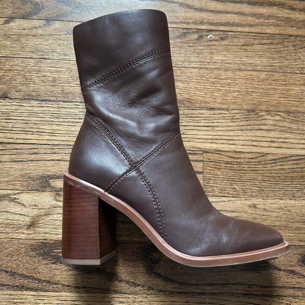 Franco Sarto Stevie brown boots